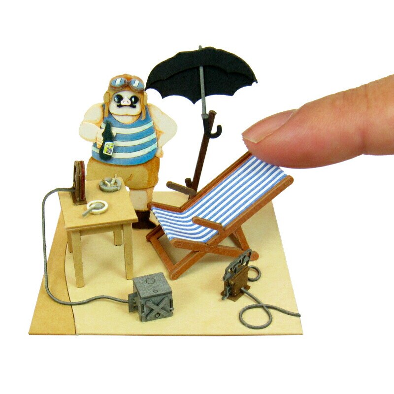 さんけい スタジオジブリ ミニ ポルコのアジト (MP07-23)