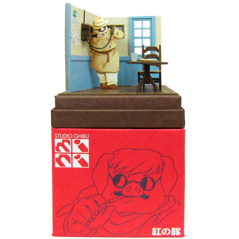 さんけい スタジオジブリ ミニ 電話するポルコ (MP07-24)