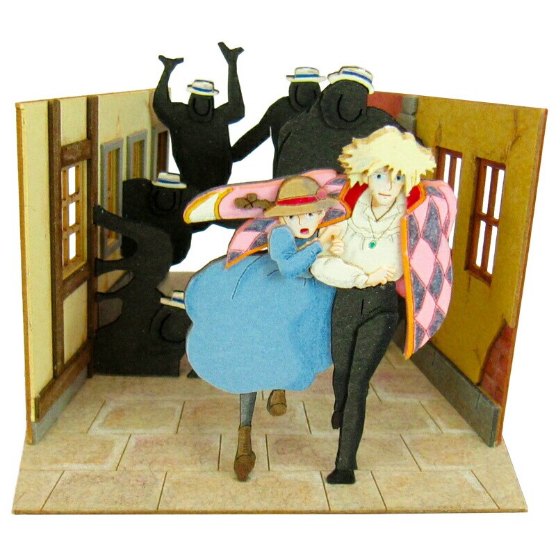 さんけい スタジオジブリ ミニ 逃げるハウルとソフィー (MP07-32)