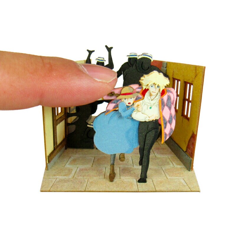 さんけい スタジオジブリ ミニ 逃げるハウルとソフィー (MP07-32)