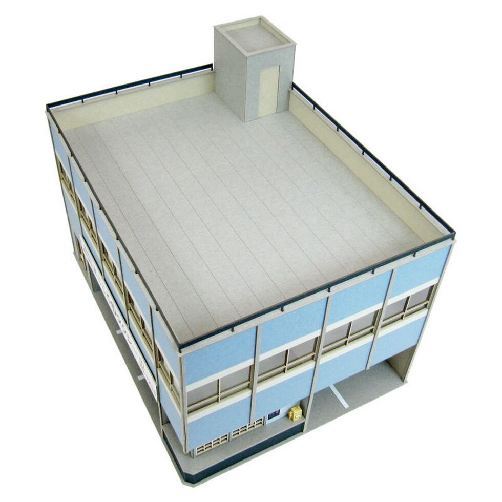 さんけい 情景 S=1/87・80 タクシー営業所 (MK05-52)