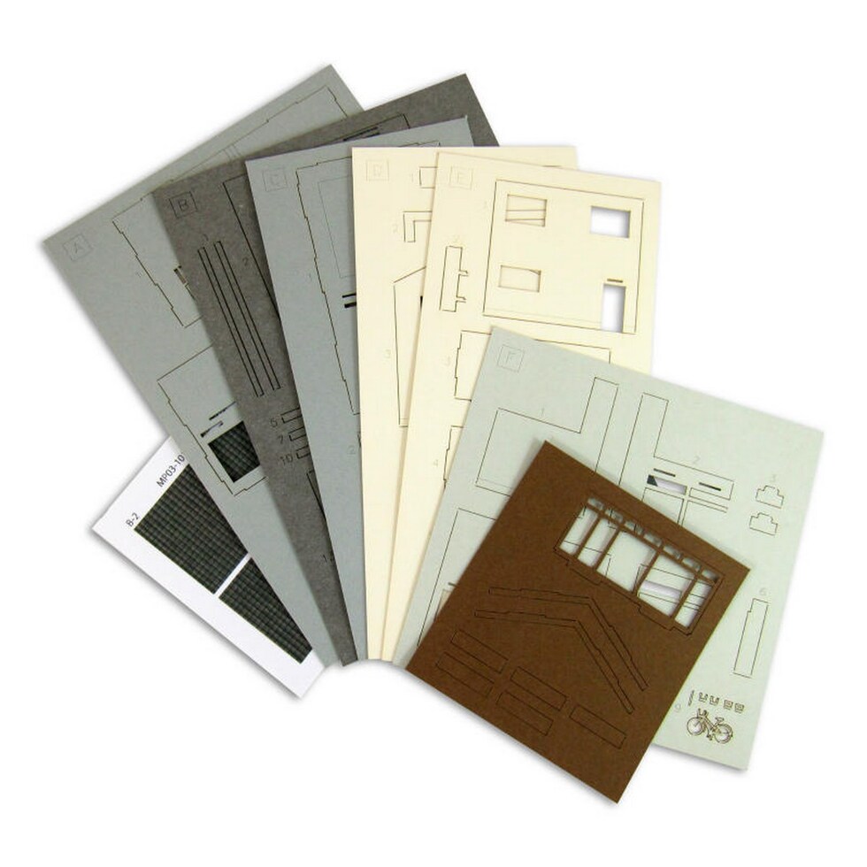 さんけい なつかしのジオラマ S=1/150 自転車屋 (MP03-101)