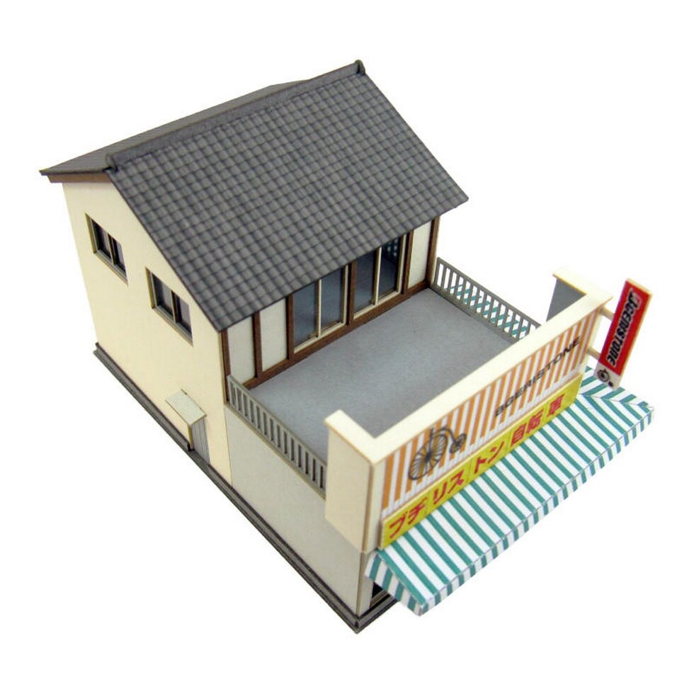 さんけい なつかしのジオラマ S=1/150 自転車屋 (MP03-101)