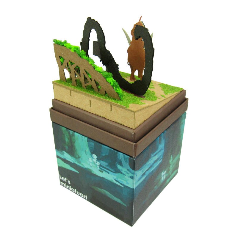 さんけい スタジオジブリ ミニ アシタカとタタリ神 (MP07-41)