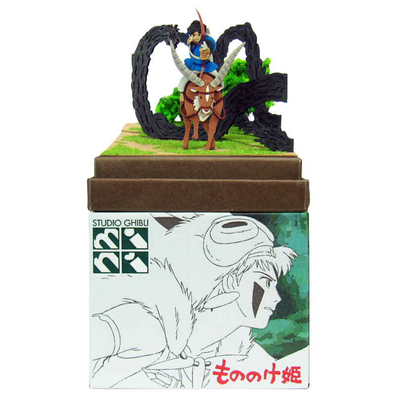 さんけい スタジオジブリ ミニ アシタカとタタリ神 (MP07-41)