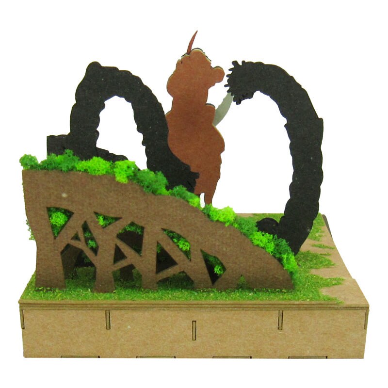 さんけい スタジオジブリ ミニ アシタカとタタリ神 (MP07-41)