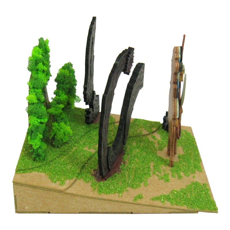 さんけい スタジオジブリ ミニ アシタカとタタリ神 (MP07-41)