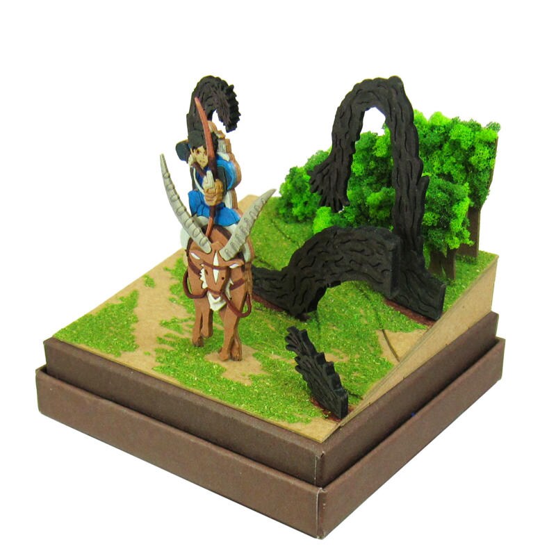 さんけい スタジオジブリ ミニ アシタカとタタリ神 (MP07-41)