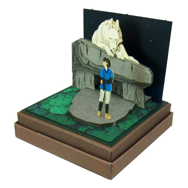さんけい スタジオジブリ ミニ モロとアシタカ (MP07-42)