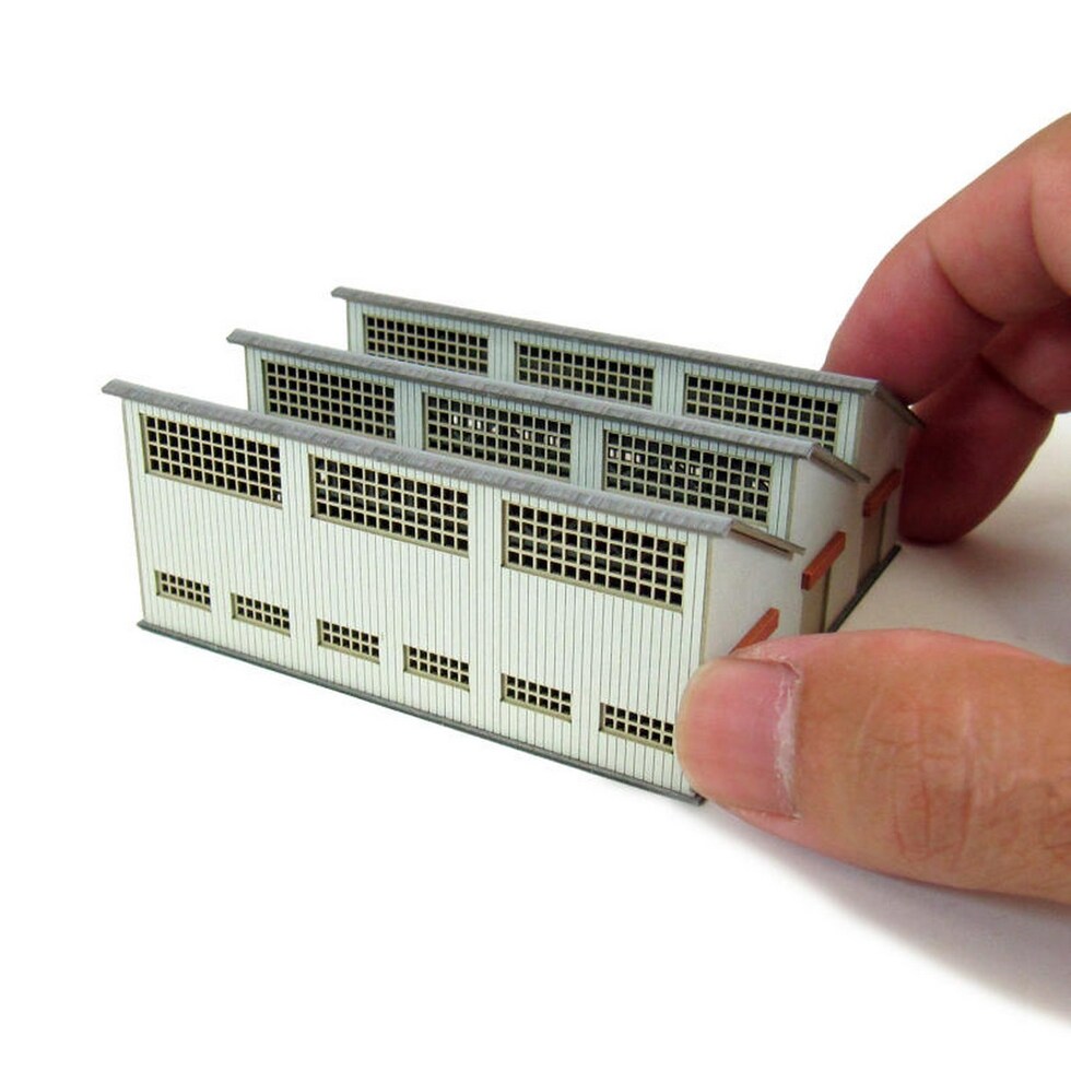 さんけい みにちゅあーと・プチ S=1/220 工場-1 (MP01-150)