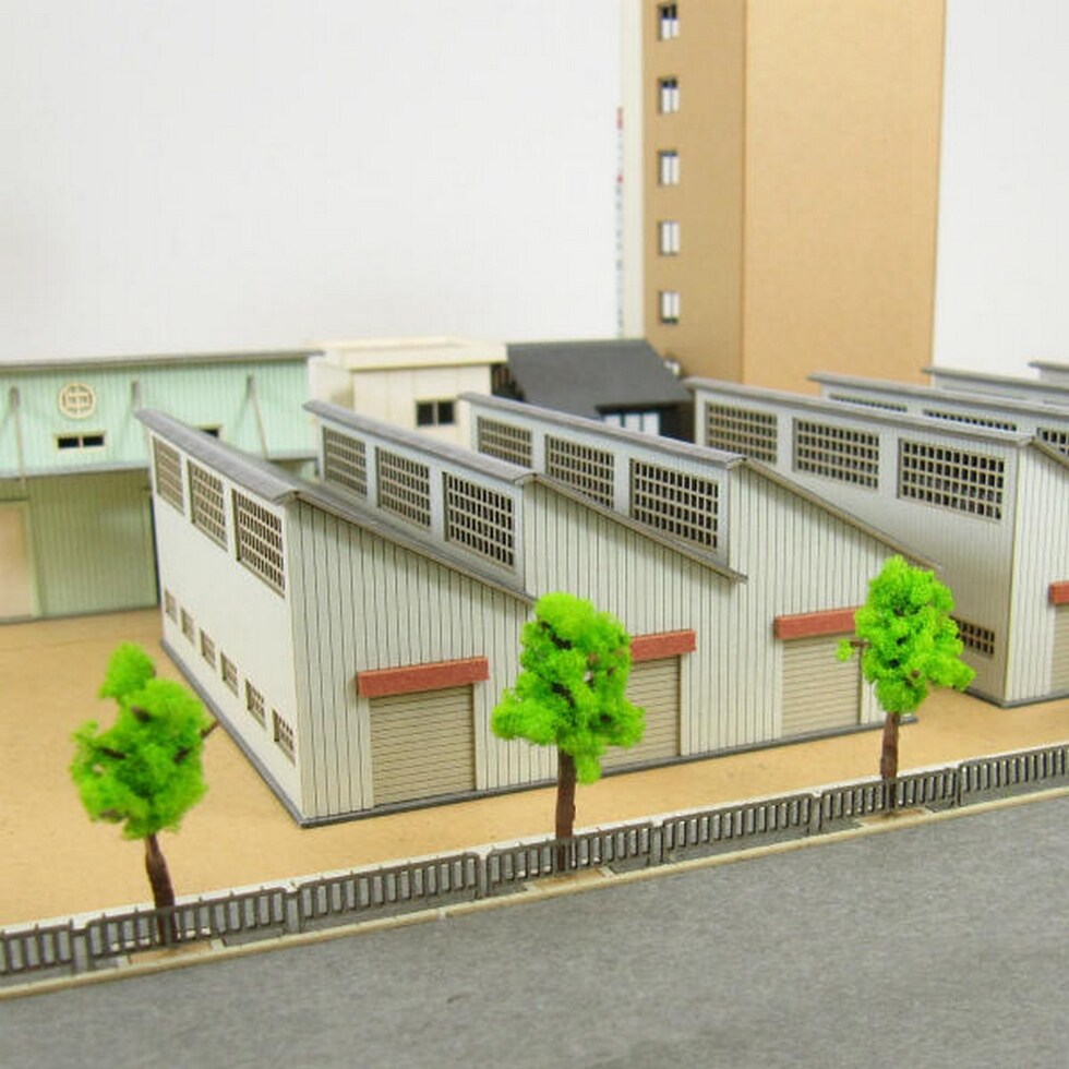 さんけい みにちゅあーと・プチ S=1/220 工場-1 (MP01-150)