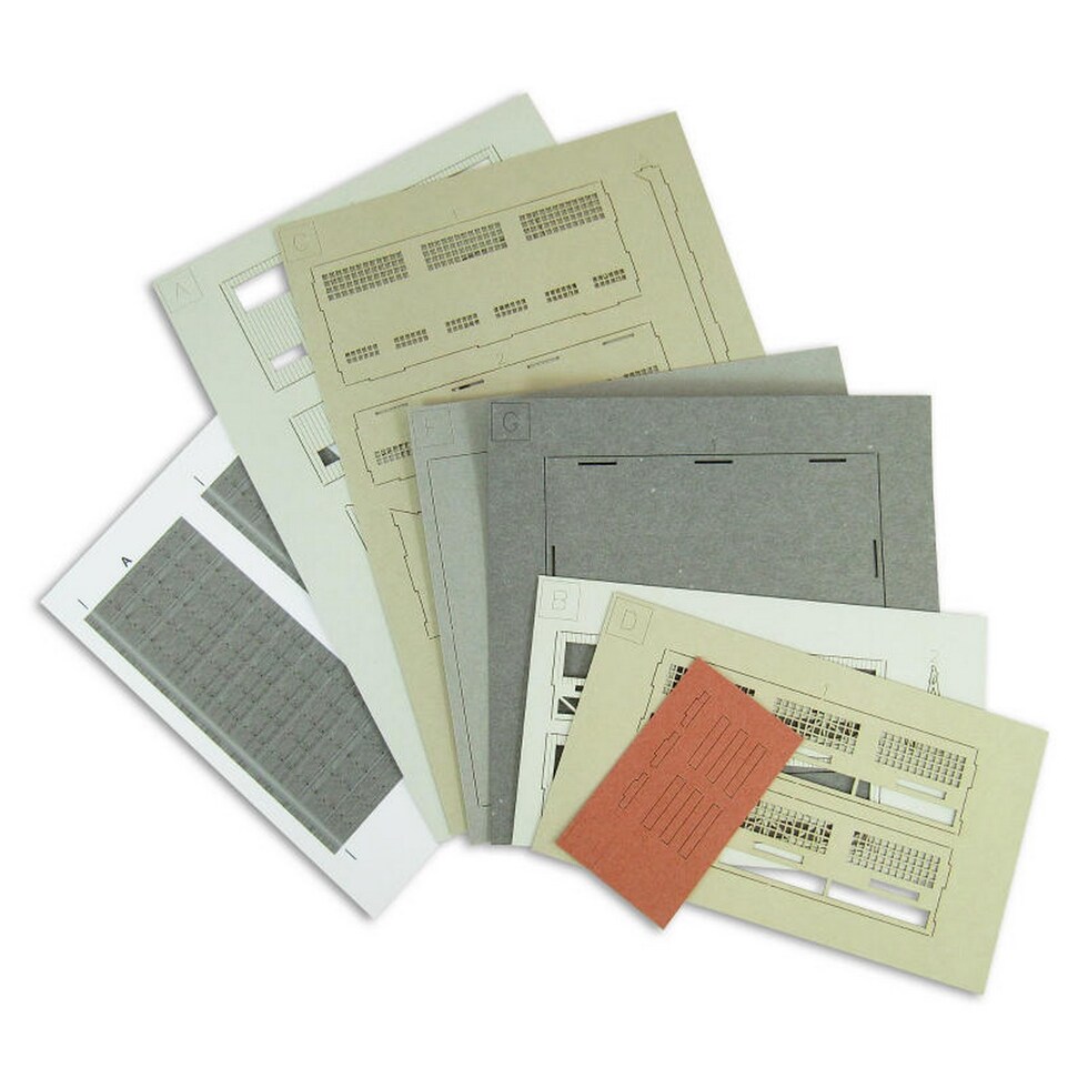 さんけい みにちゅあーと・プチ S=1/220 工場-1 (MP01-150)