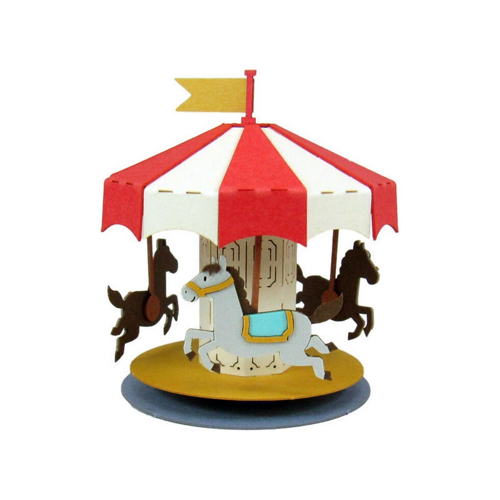 さんけい みにちゅあーと・プチ メリーゴーランド (MP01-151)