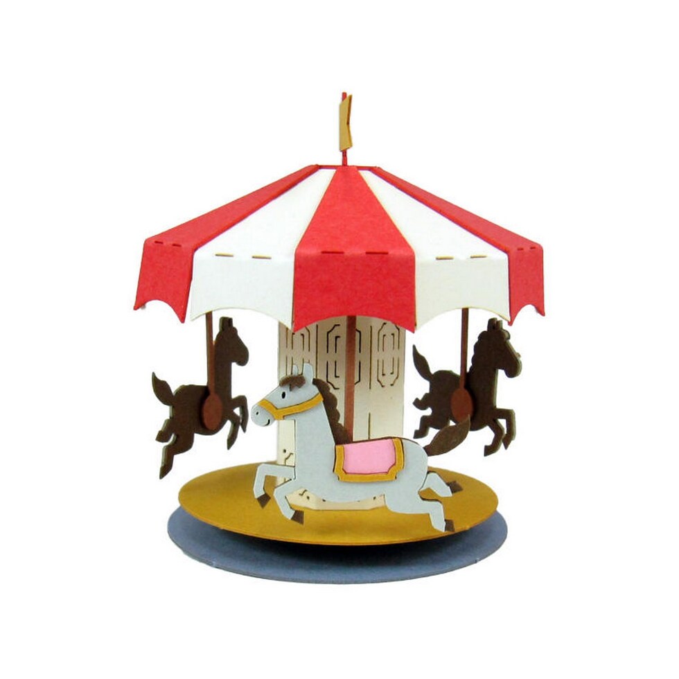 さんけい みにちゅあーと・プチ メリーゴーランド (MP01-151)