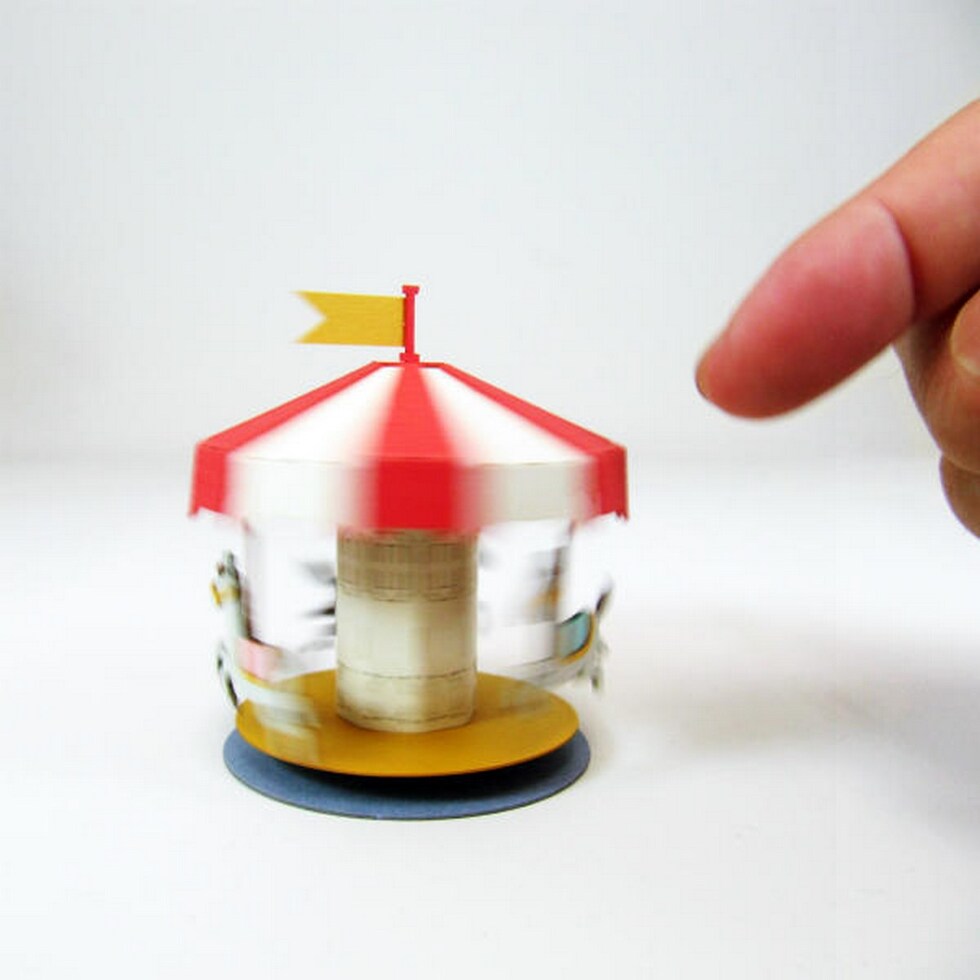 さんけい みにちゅあーと・プチ メリーゴーランド (MP01-151)