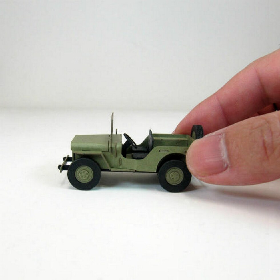 さんけい みにちゅあーと・プチ ミリタリービーグル (MP01-152)