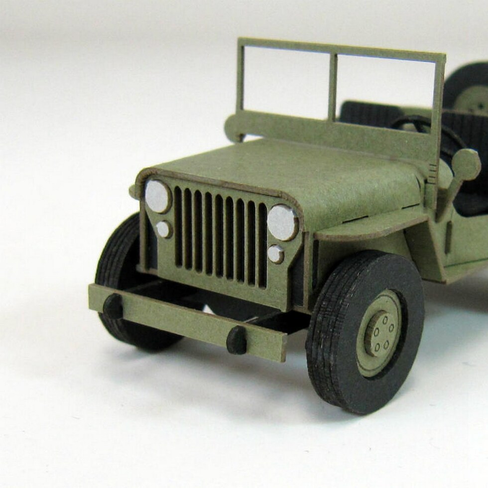 さんけい みにちゅあーと・プチ ミリタリービーグル (MP01-152)