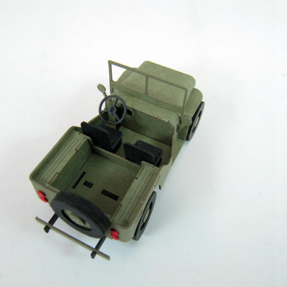 さんけい みにちゅあーと・プチ ミリタリービーグル (MP01-152)