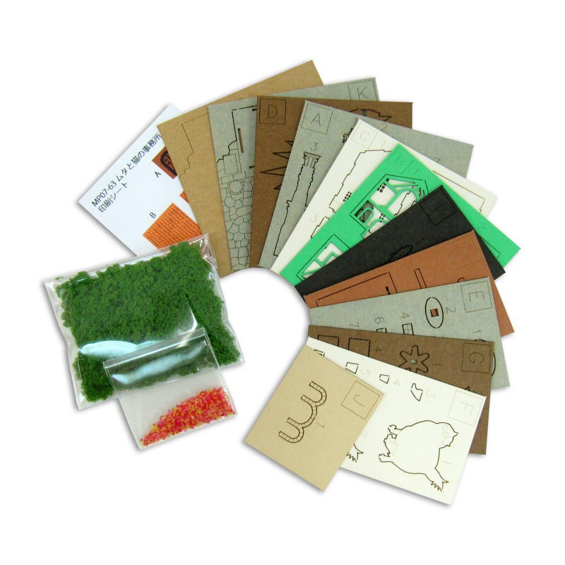 さんけい スタジオジブリ ミニ ムタと猫の事務所 (MP07-63)