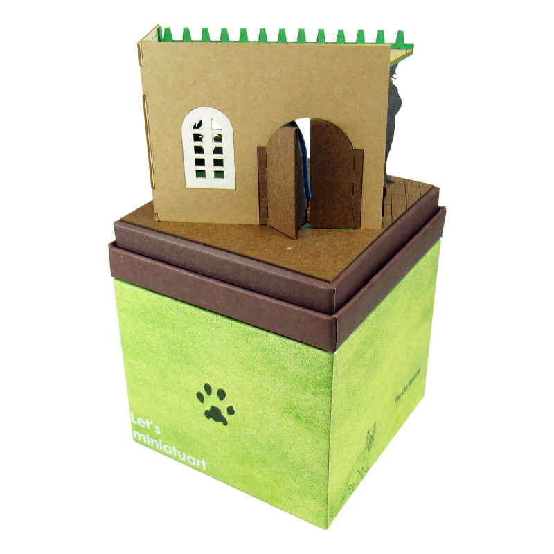 さんけい スタジオジブリ ミニ 事務所に入るハル (MP07-64)