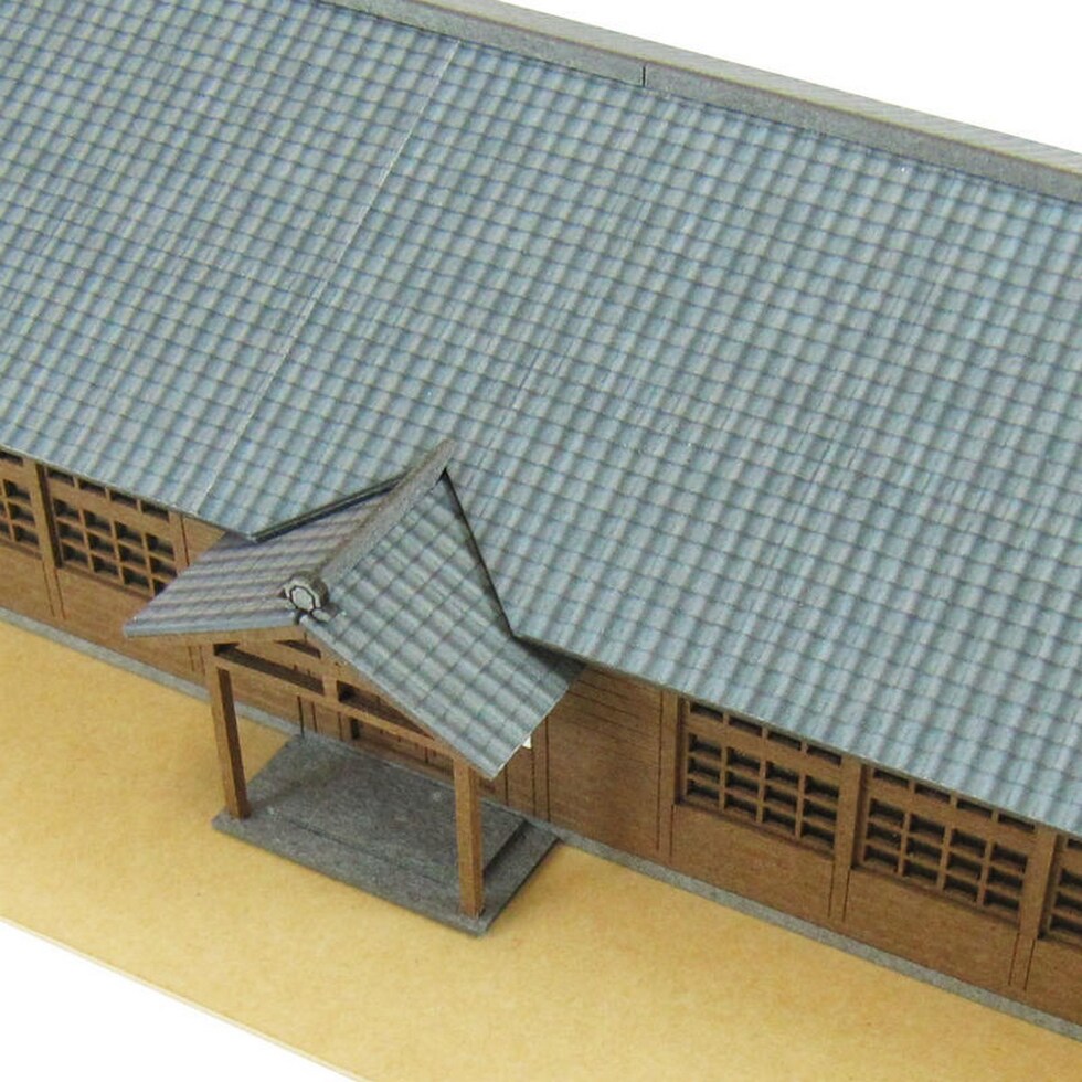 さんけい なつかしのジオラマ S=1/150 木造校舎 (MP03-104)