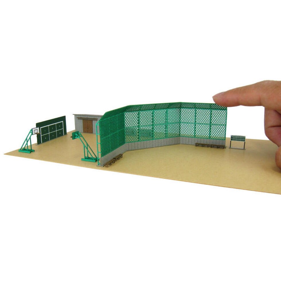 さんけい なつかしのジオラマ S=1/150 校庭設備 (MP03-105)