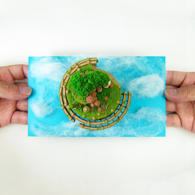 さんけい ジブリ シリーズ ラピュタ城 (MK07-33)