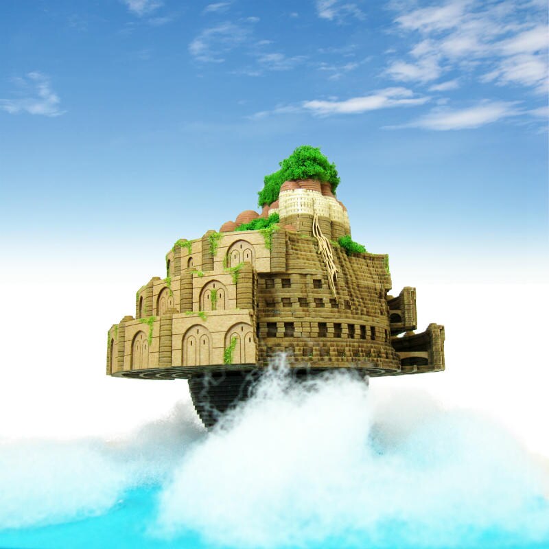 さんけい ジブリ シリーズ ラピュタ城 (MK07-33)