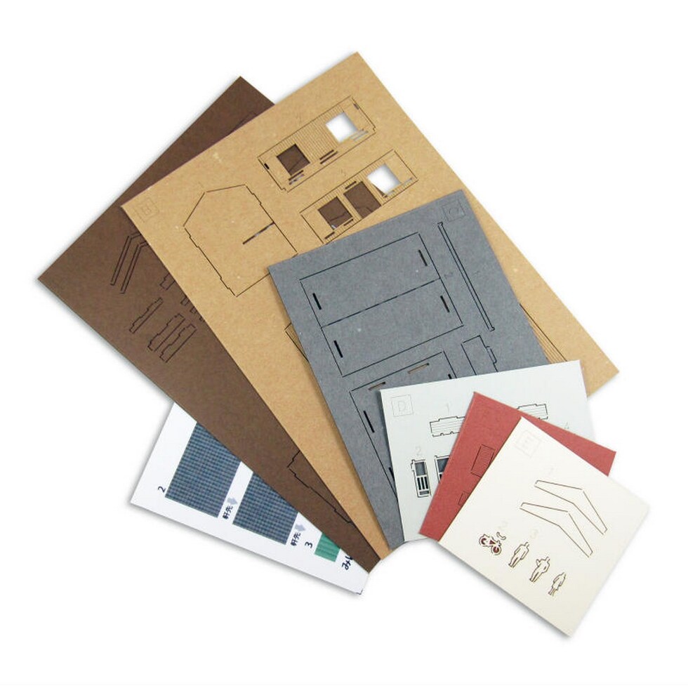 さんけい みにちゅあーと・プチ 民家-3 (MP01-155)