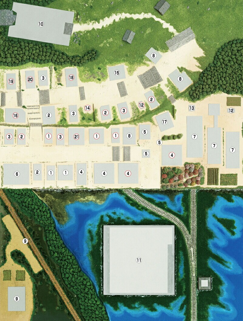 さんけい なつかしのジオラマ S=1/150 不思議の町ジオラマ (MK07-32)