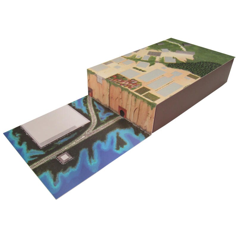 さんけい なつかしのジオラマ S=1/150 不思議の町ジオラマ (MK07-32)