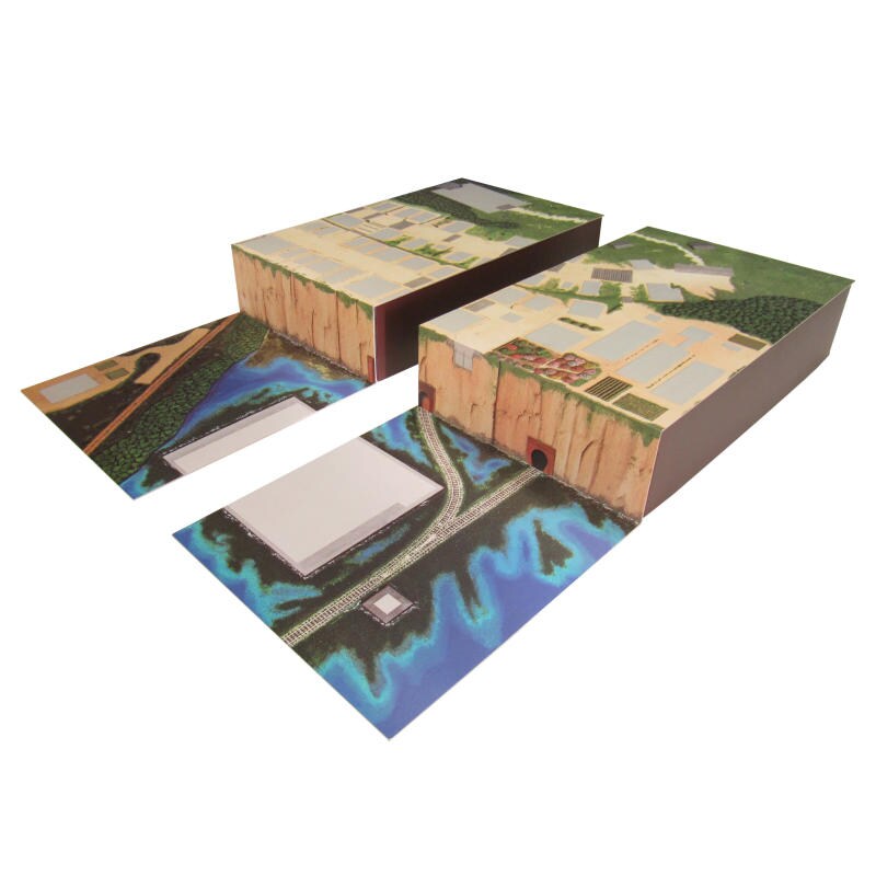 さんけい なつかしのジオラマ S=1/150 不思議の町ジオラマ (MK07-32)