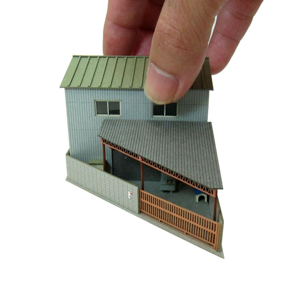 さんけい なつかしのジオラマ S=1/150 町工場C (MP03-106)