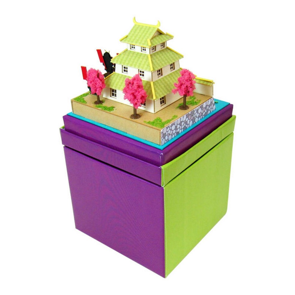 さんけい みにちゅあーとミニ お城と甲冑 (MP05-19)