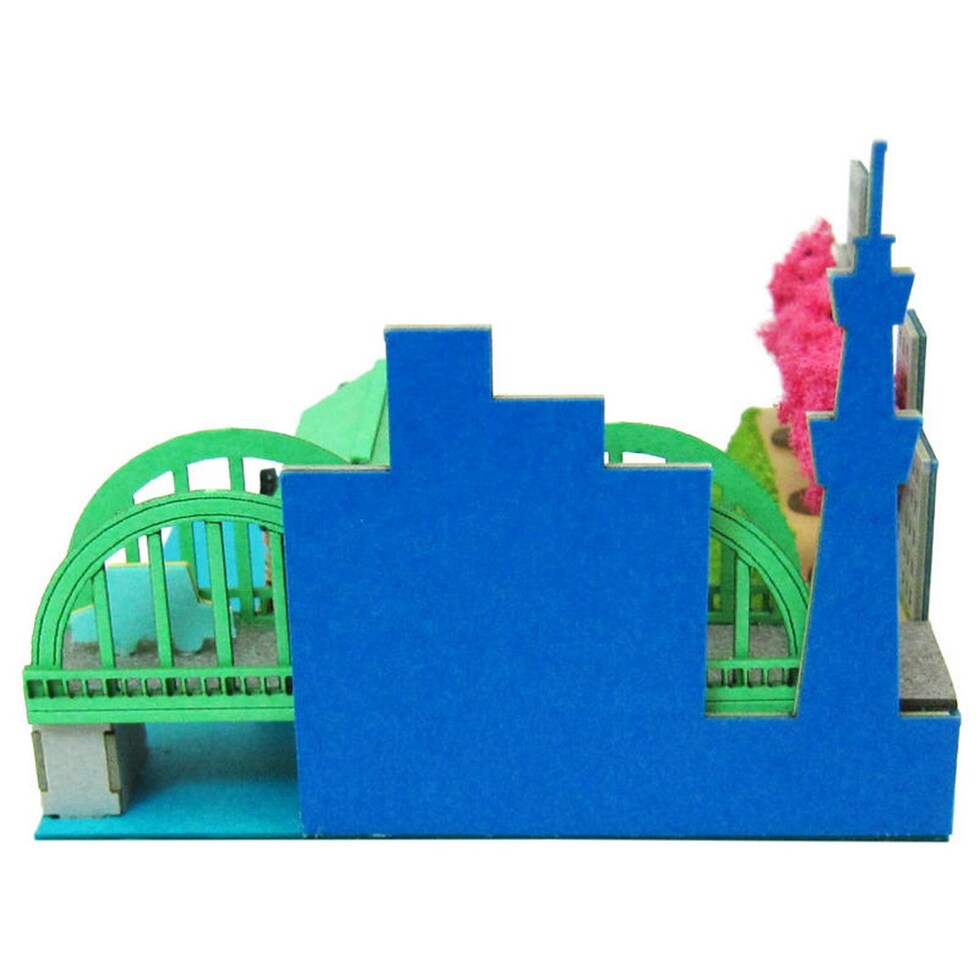 さんけい みにちゅあーとミニ お相撲さんと屋形船 (MP05-20)