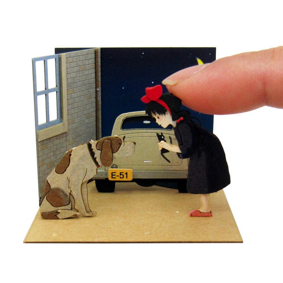 さんけい スタジオジブリ ミニ 老犬ジェファーソンとキキ (MP07-84)