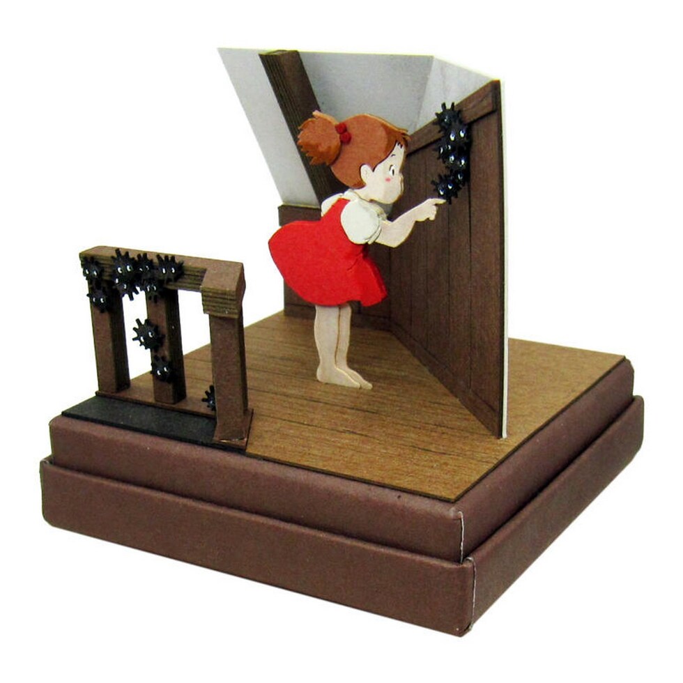 さんけい スタジオジブリ ミニ メイとマックロクロスケ (MP07-86)