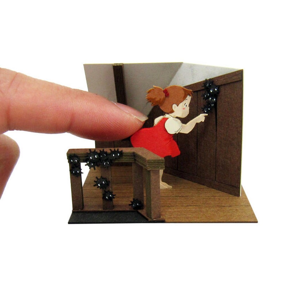 さんけい スタジオジブリ ミニ メイとマックロクロスケ (MP07-86)