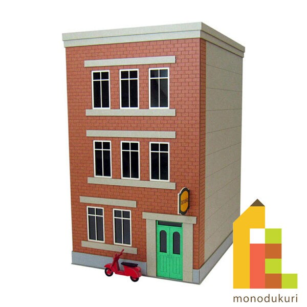 さんけい 情景 S=1/87・80 ビル-5 (MK05-55)