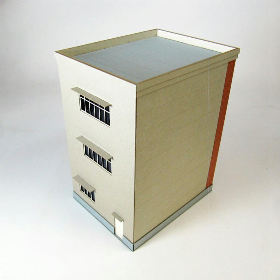 さんけい 情景 S=1/87・80 ビル-5 (MK05-55)