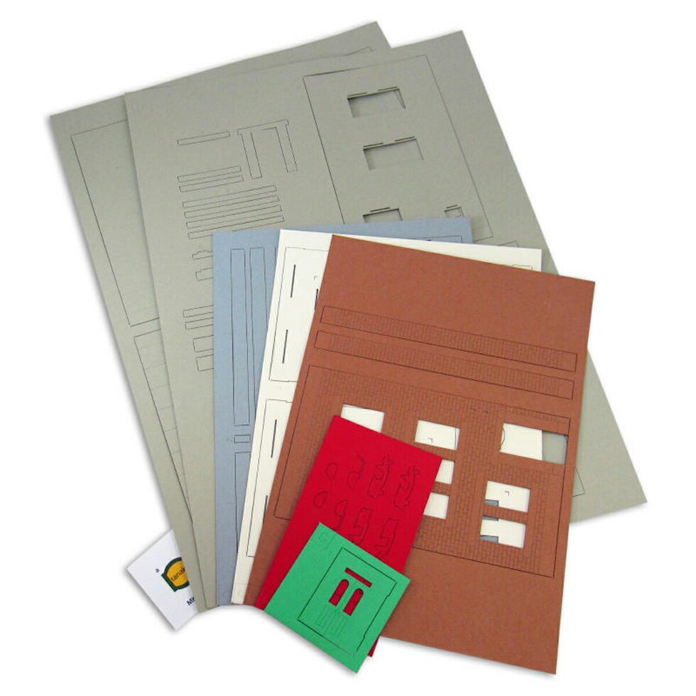 さんけい 情景 S=1/87・80 ビル-5 (MK05-55)