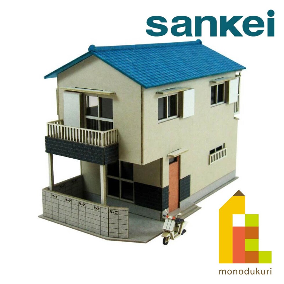 さんけい なつかしのジオラマ S=1/150 民家Ｅ (MP03-107)