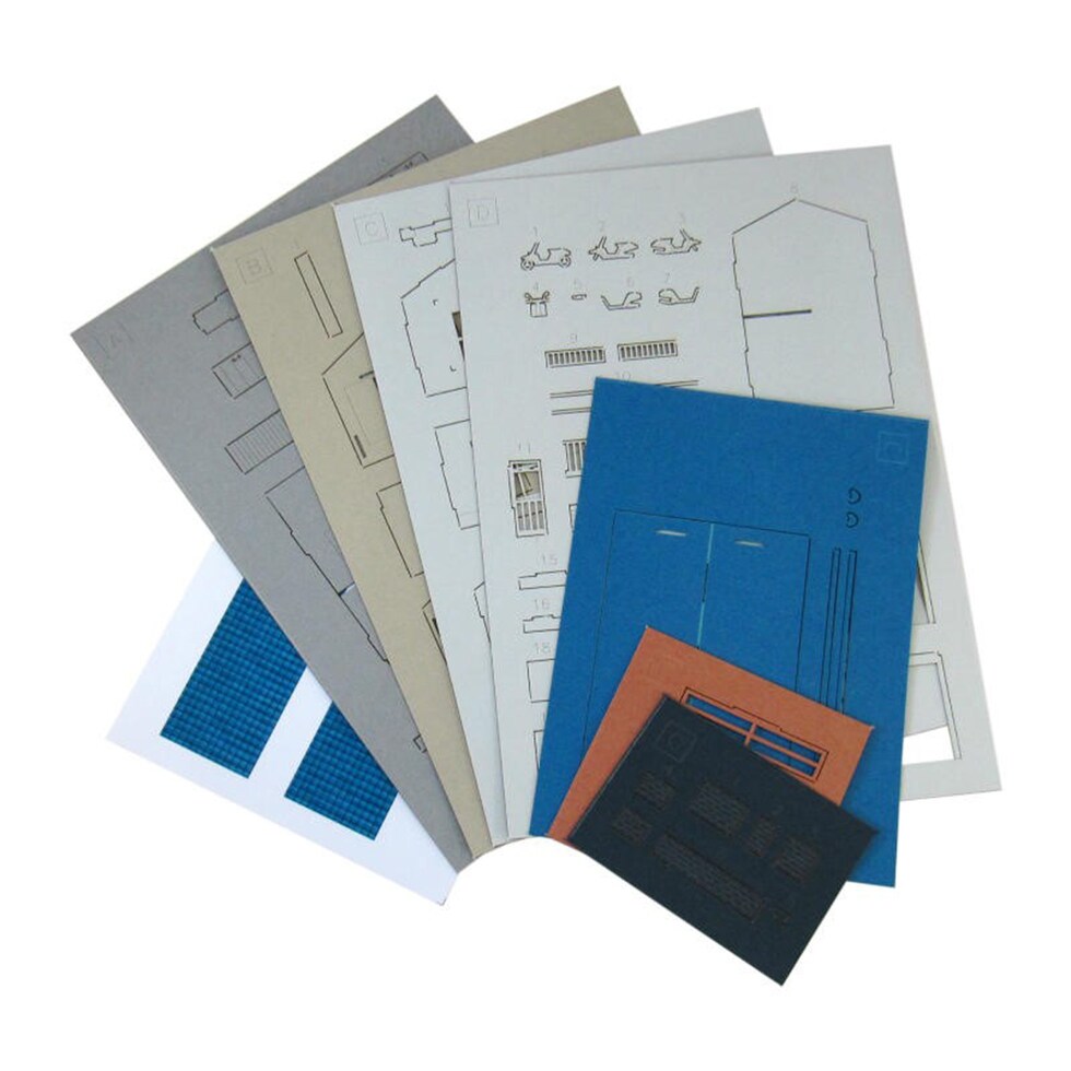 さんけい なつかしのジオラマ S=1/150 民家Ｅ (MP03-107)