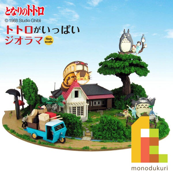 さんけい スタジオジブリ作品シリーズ S=non トトロがいっぱいジオラマ (MK07-35)