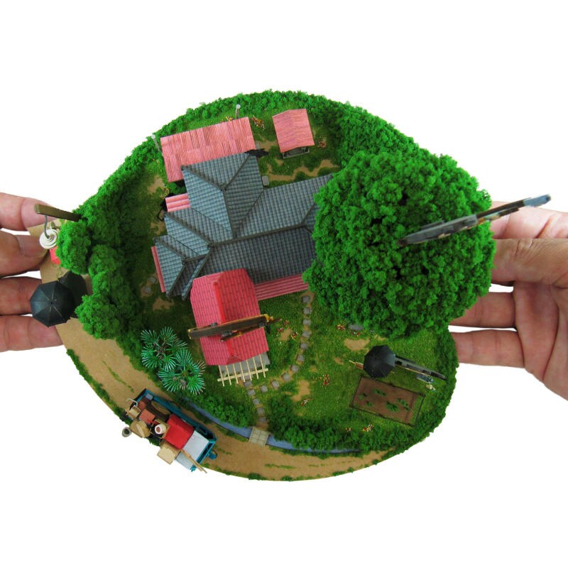 さんけい スタジオジブリ作品シリーズ S=non トトロがいっぱいジオラマ (MK07-35)