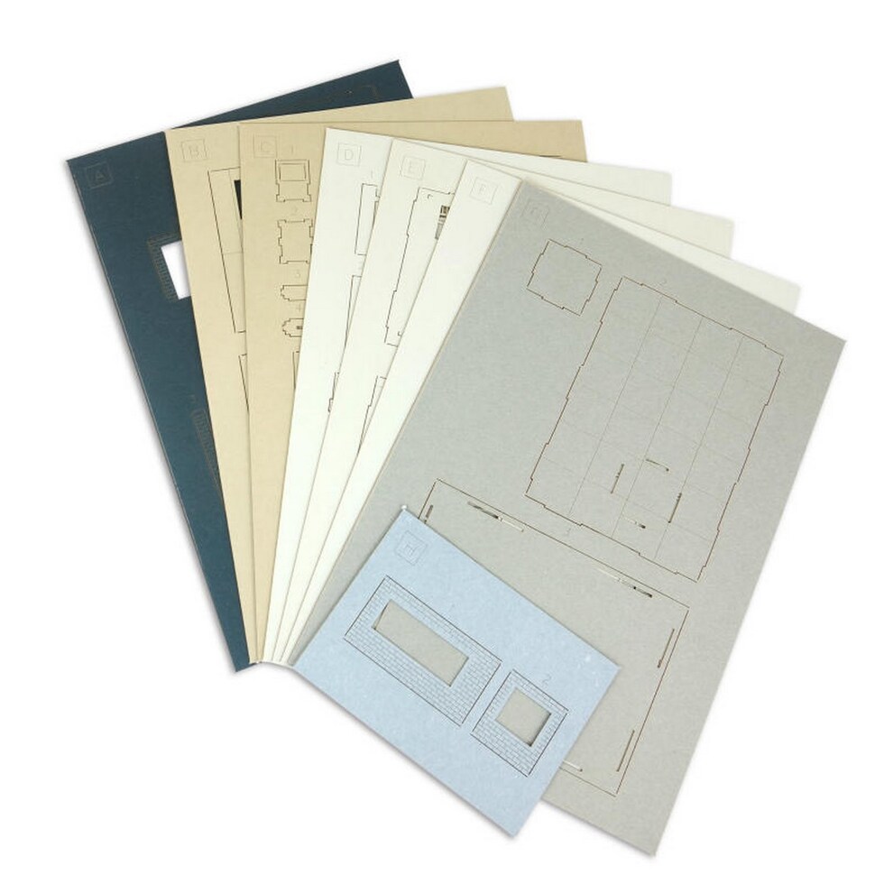 さんけい なつかしのジオラマシリーズS=1/150 ビルE (MP03-108)