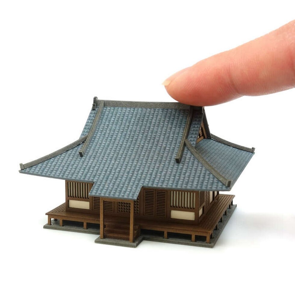 さんけい みにちゅあーと・プチ S=1/220 お堂-2 (MP01-157)