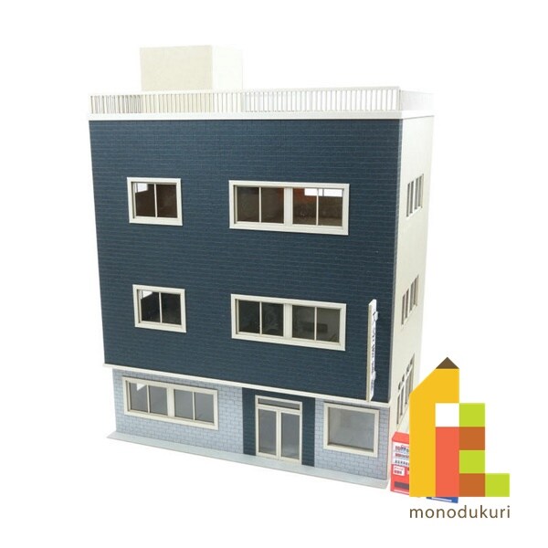 さんけい 情景 S=1/87・80 ビル-6 (MK05-57)