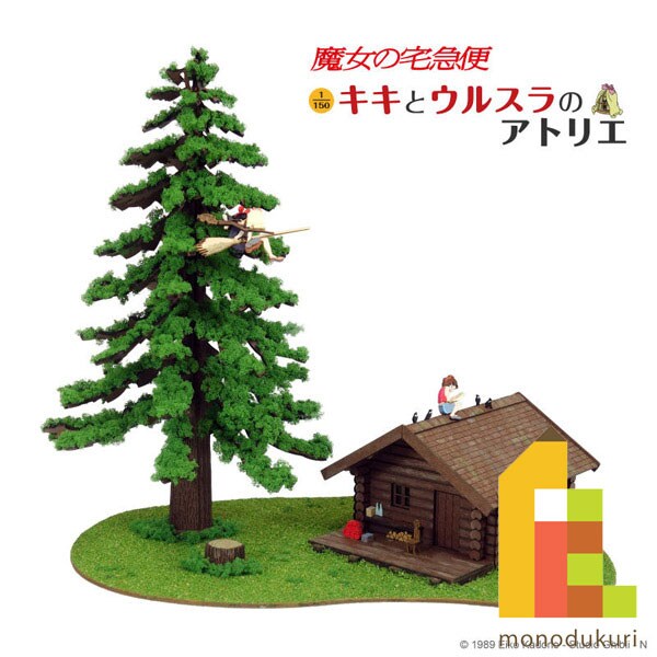 さんけい スタジオジブリ作品シリーズ S=1/1 キキとウルスラのアトリエ (MK07-39)