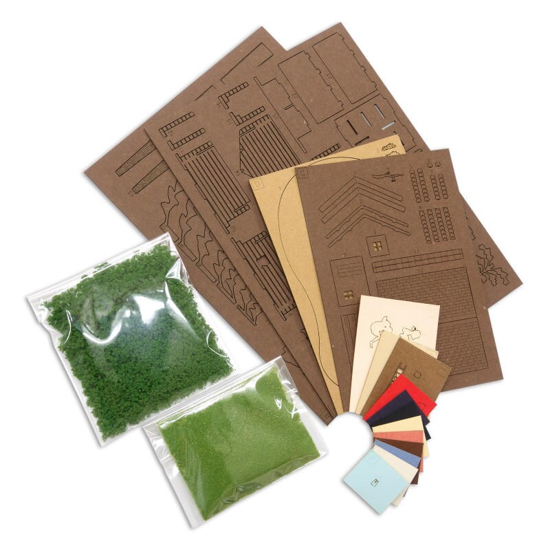 さんけい スタジオジブリ作品シリーズ S=1/1 キキとウルスラのアトリエ (MK07-39)